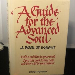 Vintage Book A Guide for the Advanced Soul Susan Howard Hardbound Inspiration